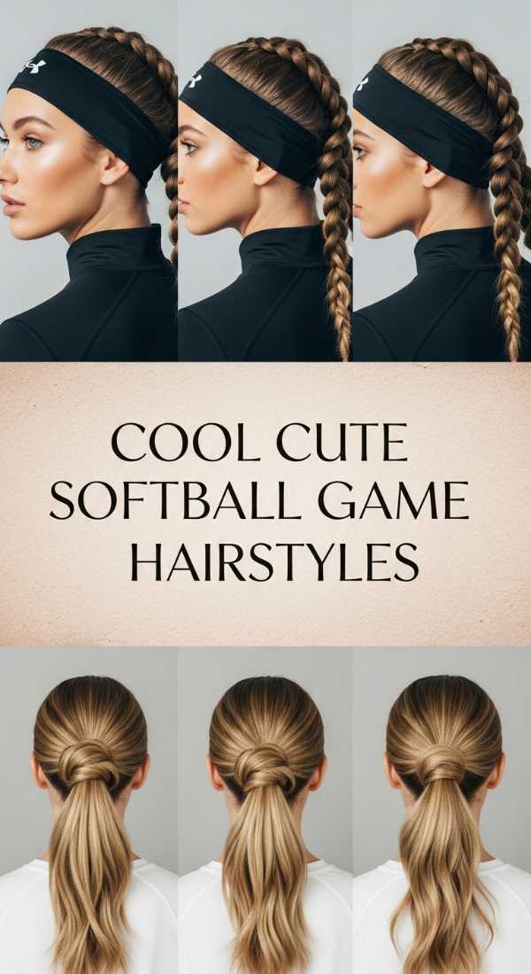 Cool Cute Softball Game Hairstyles 69f262dc58632