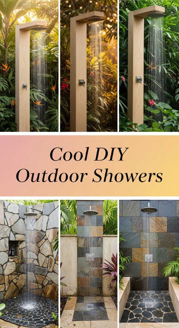 Cool Diy Outdoor Showers 69e64b8680835