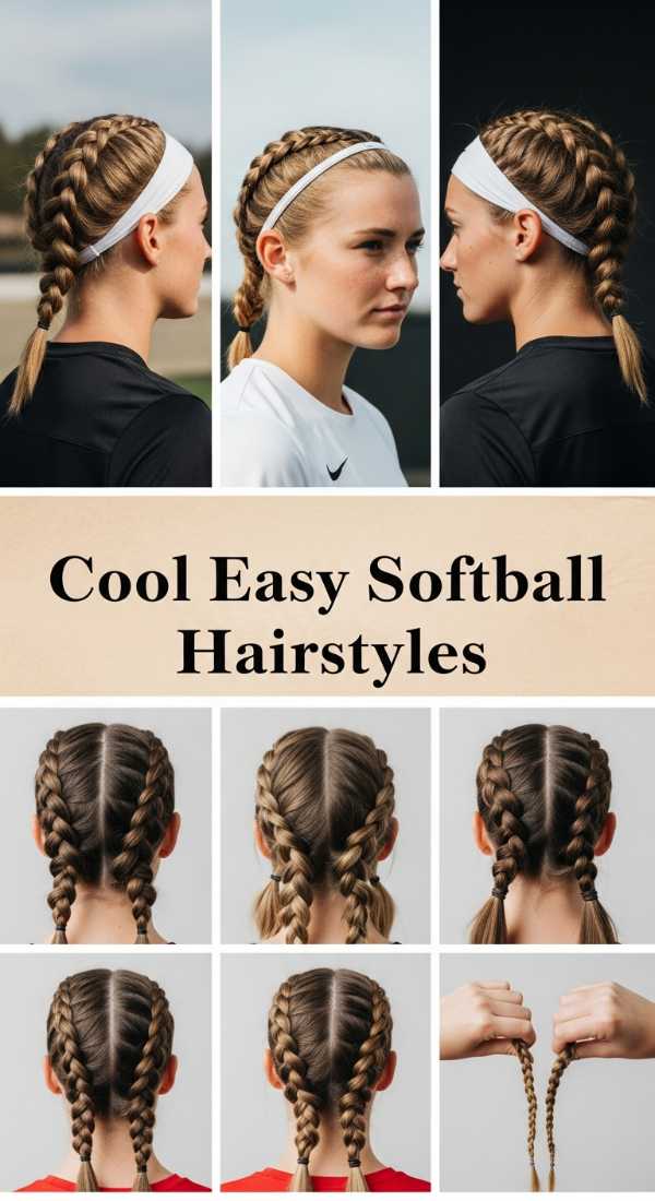 Cool Easy Softball Hairstyles