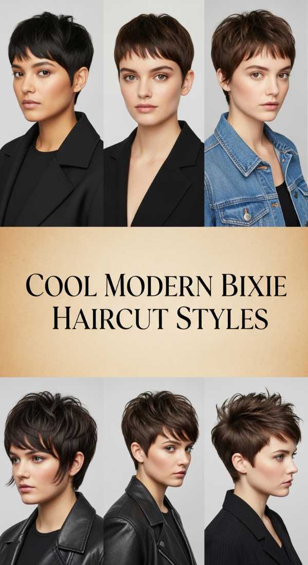 Cool Modern Bixie Haircut Styles