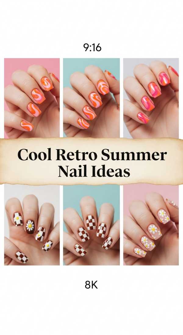 Cool Retro Summer Nail Ideas 69ecf876841e2