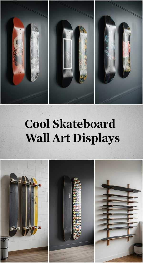 Cool Skateboard Wall Art Displays 69f1ae6d13253