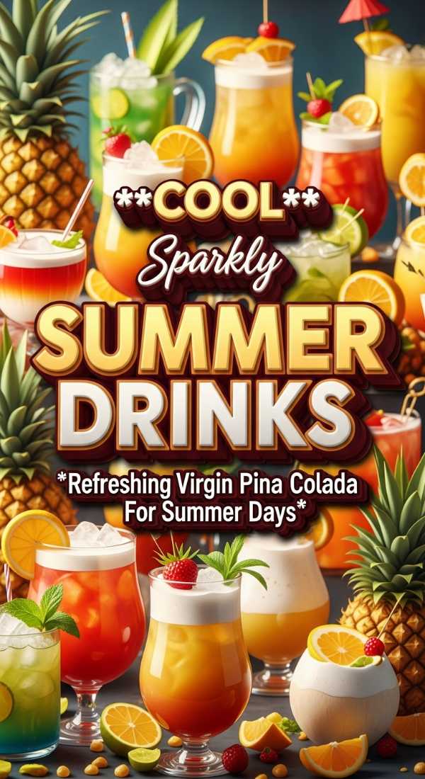 Cool Sparkly Summer Mocktail Drink 69ec94fe55477