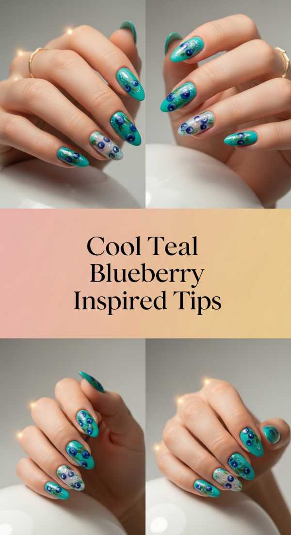 Cool Teal Blueberry Inspired Tips 69f32d76a8767