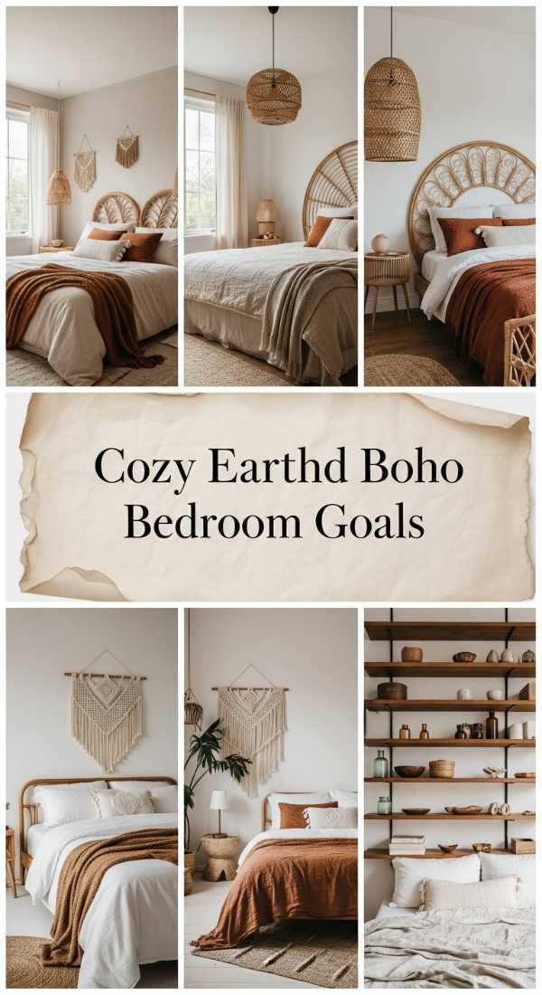 Cozy Earthy Boho Bedroom Goals 69e777aa81317
