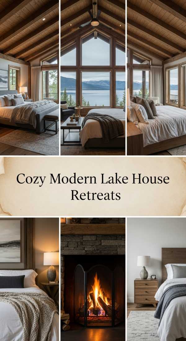 Cozy Modern Lake House Retreats 69e777b1617c9