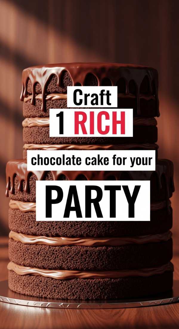 Craft 1 Rich Chocolate Cake For Your Party 69e46e49da0ef