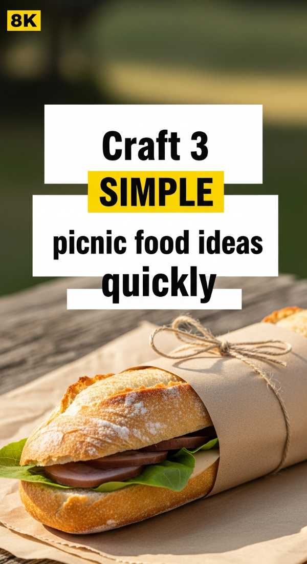 Craft 3 Simple Picnic Food Ideas Quickly 69e46e50e56e3