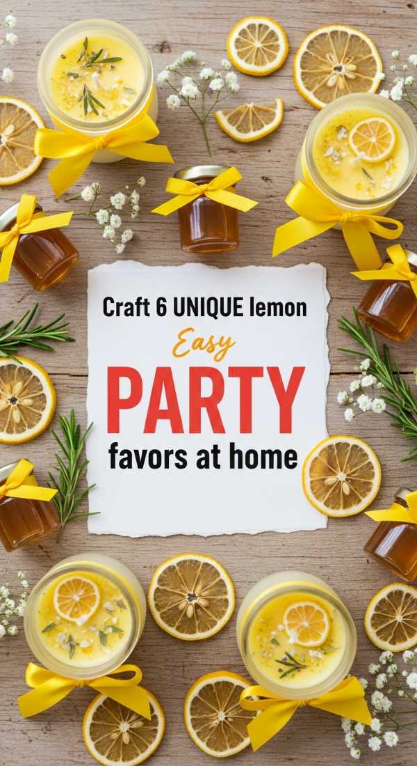 Craft 6 Unique Lemon Party Favors At Home 69f2f0ce5ba1f