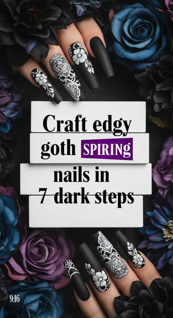Craft Edgy Goth Spring Nails In 7 Dark Steps 69ea68a043f63