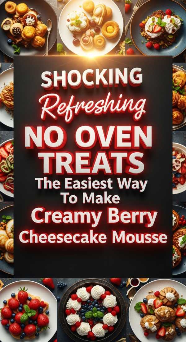 Creamy Berry Cheesecake Mousse No Bake Recipe 69e35f9fc5adb