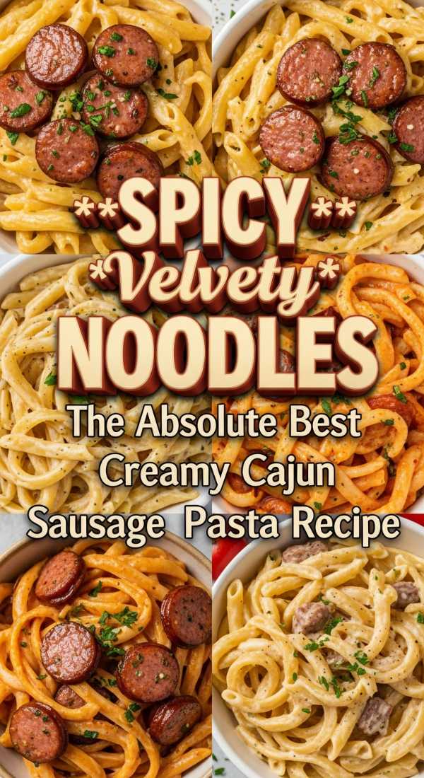 Creamy Cajun Sausage Pasta Recipe 69f1de89208bb