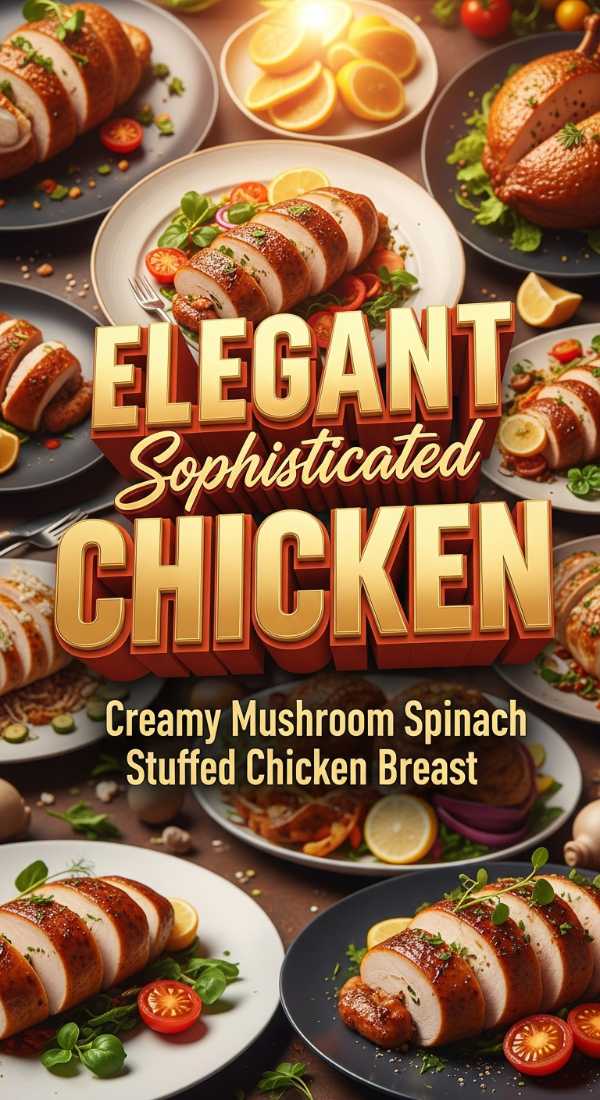 Creamy Mushroom Spinach Stuffed Chicken Breast Recipe 69e363ca3d2f8