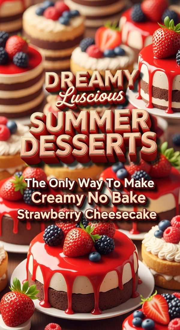 Creamy No Bake Strawberry Cheesecake 69e4a94ec8bc7