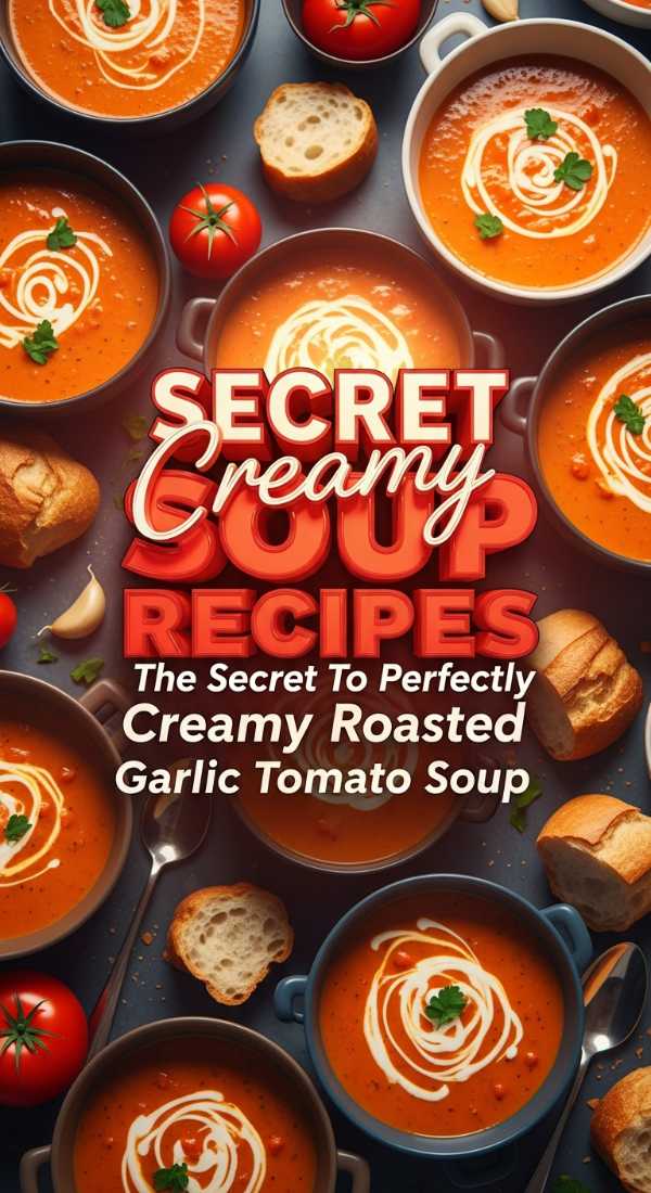 Creamy Roasted Garlic Tomato Soup Secret 69e35fa70667f