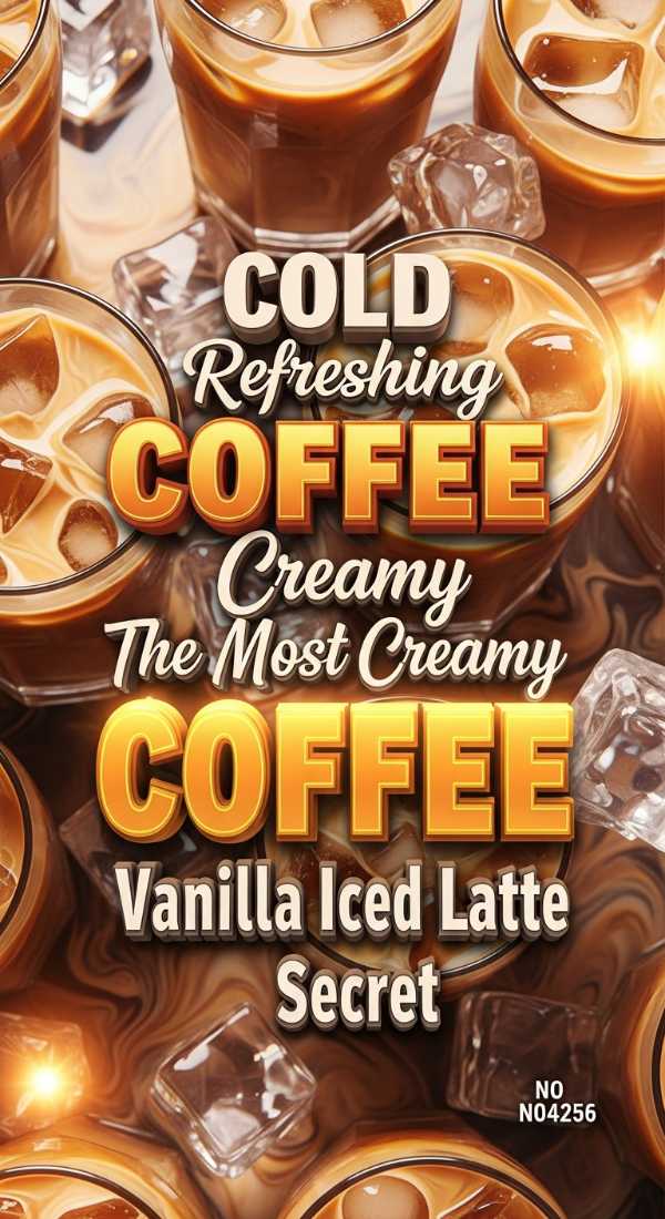 Creamy Vanilla Iced Coffee For Summer Mornings 69f2010ca2bde