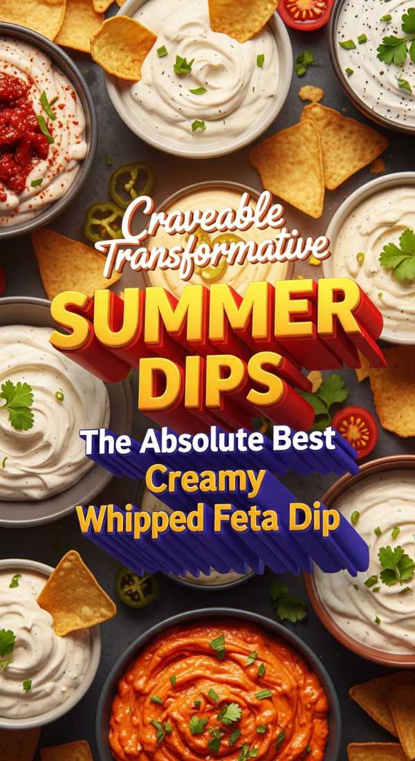 Creamy Whipped Feta Summer Dip Tutorial 69edb73b72673