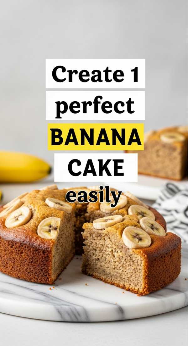 Create 1 Perfect Banana Cake Easily 69ef4b73b27de