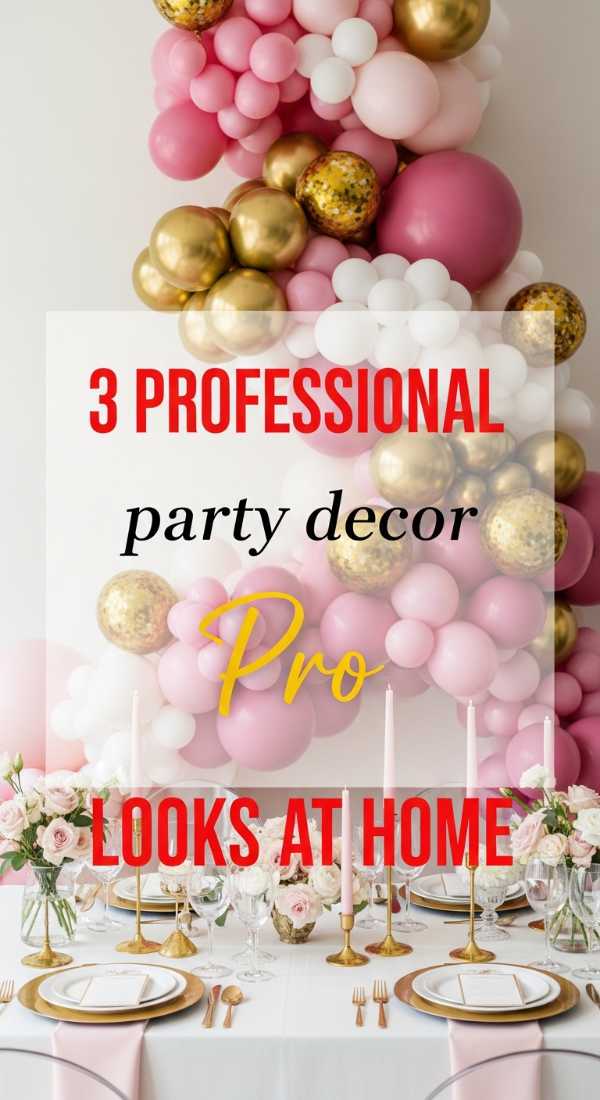 Create 3 Professional Party Decor Looks At Home 69e605ce25288