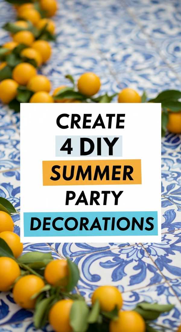 Create 4 Diy Italian Summer Party Decorations 69f1a8af49d69