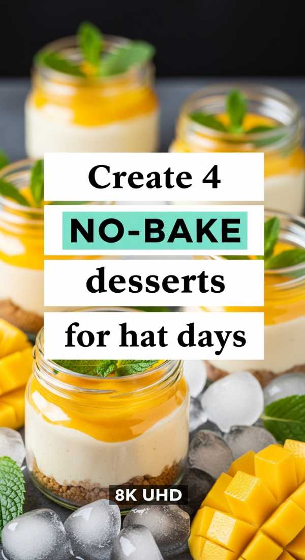 Create 4 No Bake Desserts For Hot Days 69ef468e19491