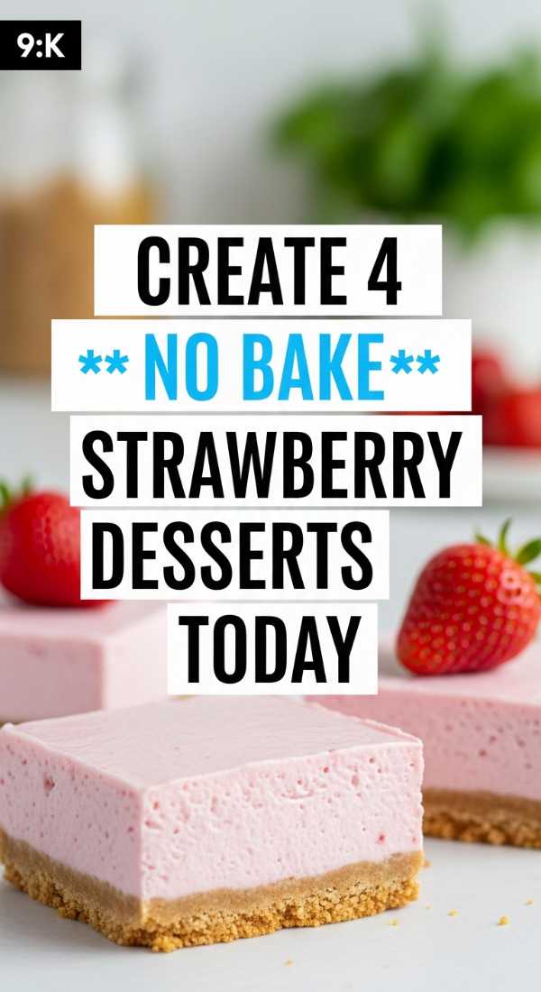 Create 4 No Bake Strawberry Desserts Today 69edfa9b78d0d