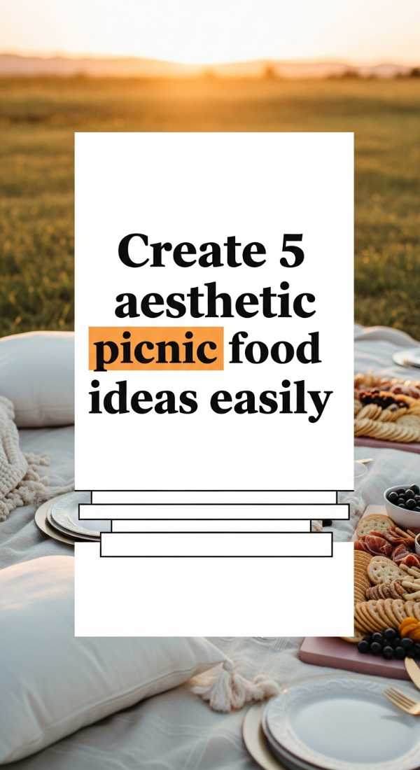 Create 5 Aesthetic Picnic Food Ideas Easily 69e4702e821b8