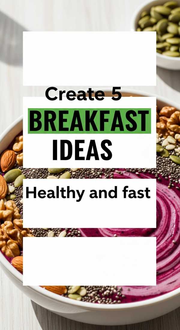 Create 5 Breakfast Ideas Healthy And Fast 69ec6f30a452c