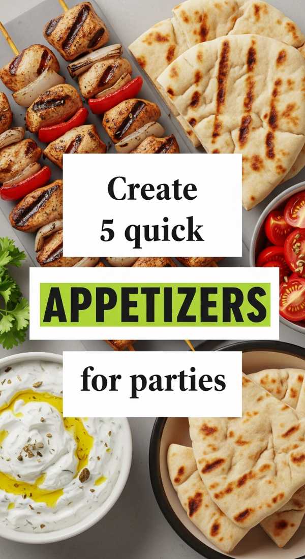 Create 5 Quick Appetizers For Parties 69edfa87db0ba