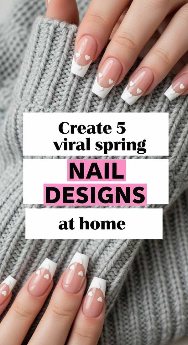 Create 5 Viral Spring Nail Designs At Home 69ea69a3d99aa