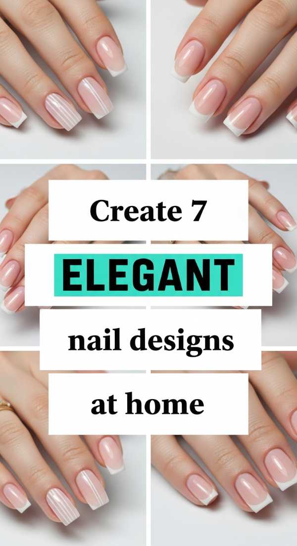 Create 7 Elegant Nail Designs At Home 69e7803eb7099
