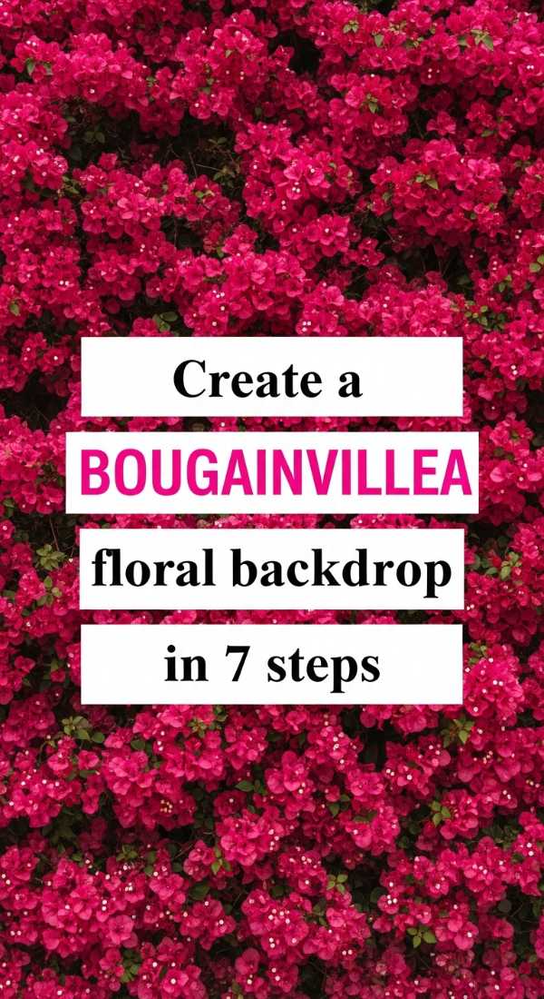 Create A Bougainvillea Floral Backdrop In 7 Steps 69eb96151a084