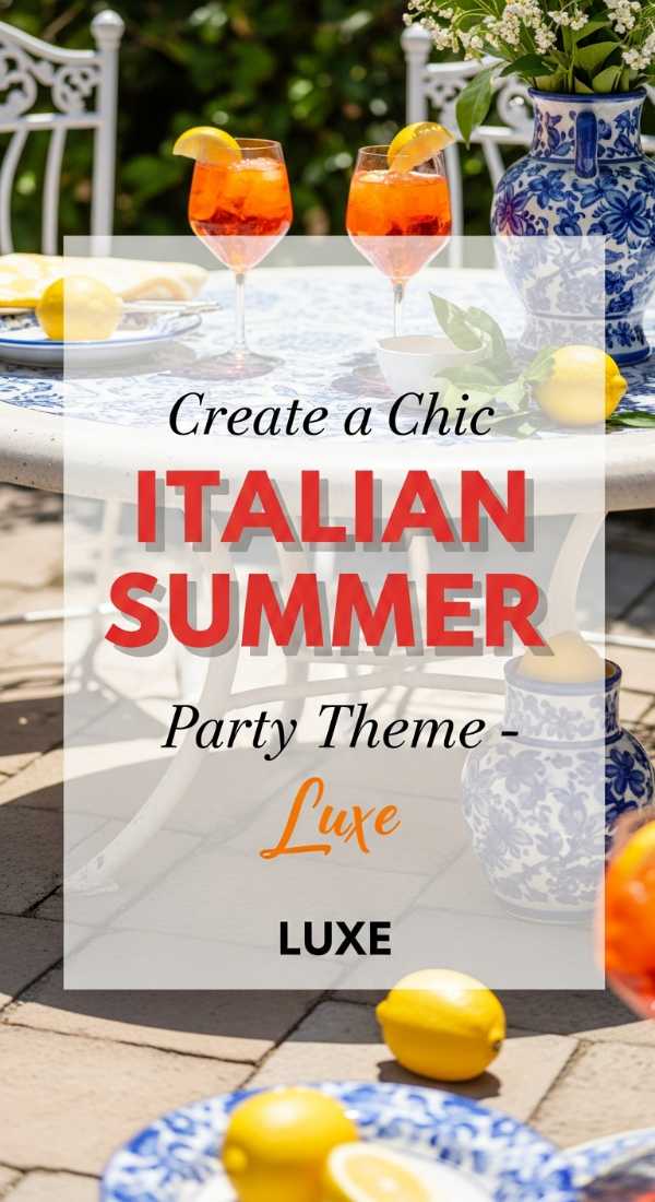 Create A Chic Italian Summer Party Theme In 4 Hours 69ee4b54a1c76
