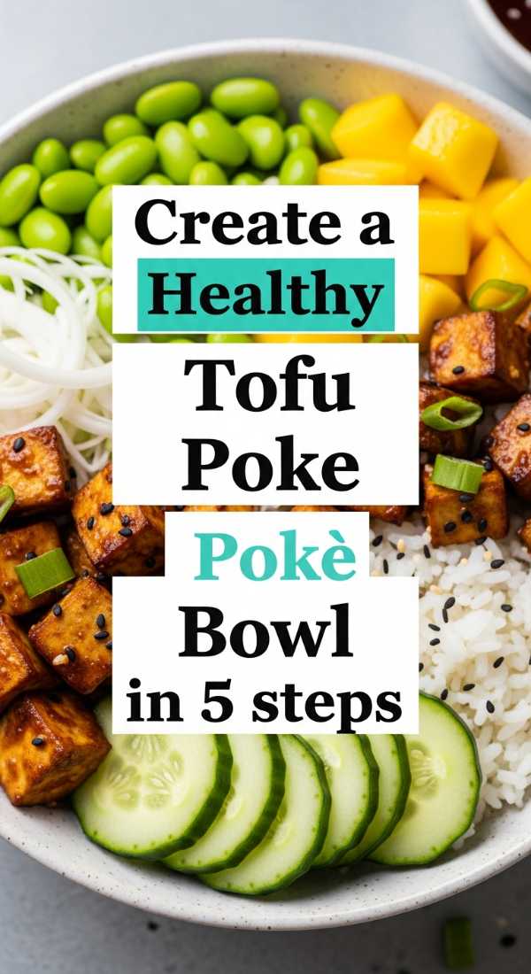 Create A Healthy Tofu Poke Bowl In 5 Steps 69eb7e175bd8e