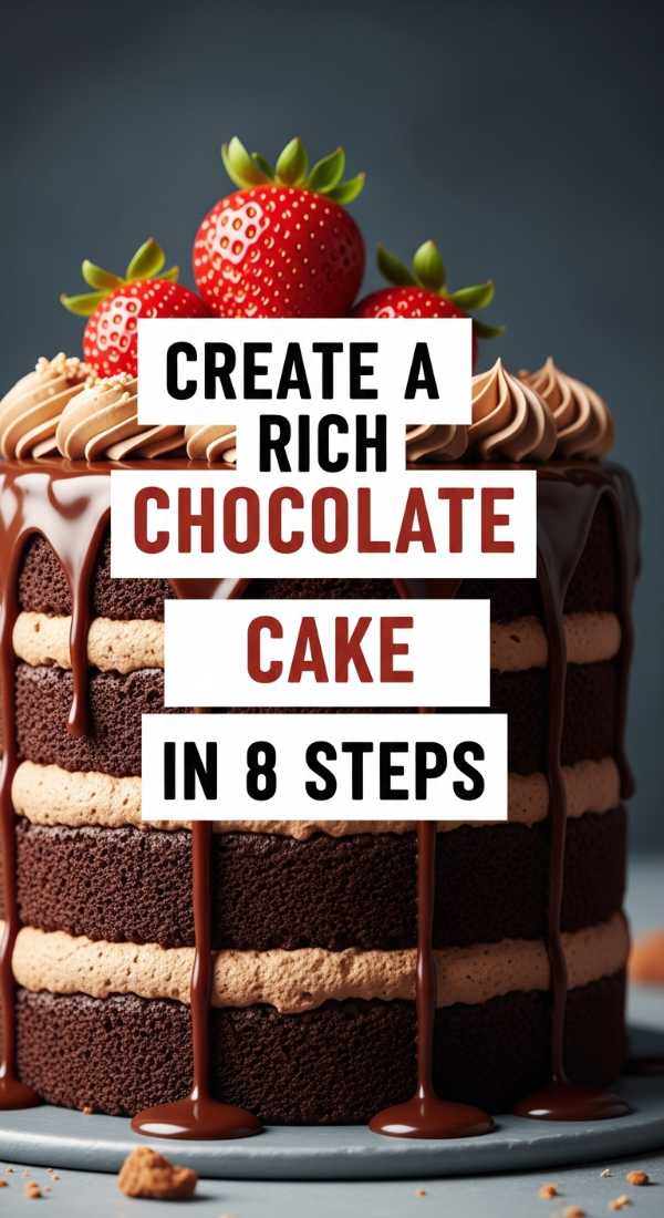 Create A Rich Chocolate Cake In 8 Steps 69edf41e0ae31