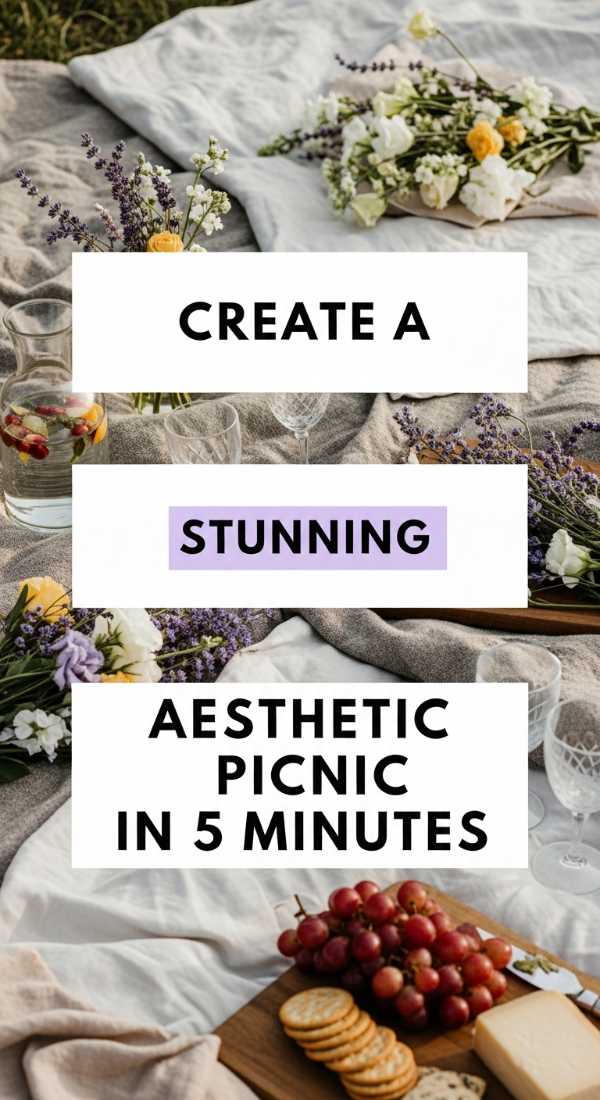 Create A Stunning Aesthetic Picnic In 5 Minutes 69e4703467c30
