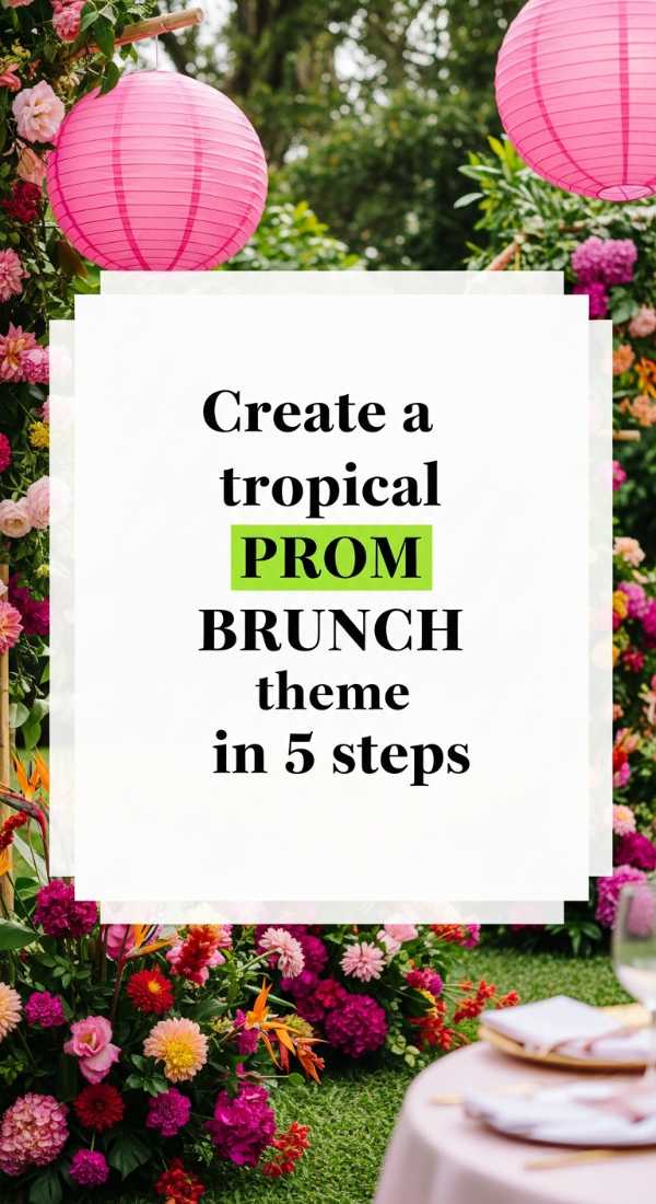 Create A Tropical Prom Brunch Theme In 5 Steps 69f0decd7d339