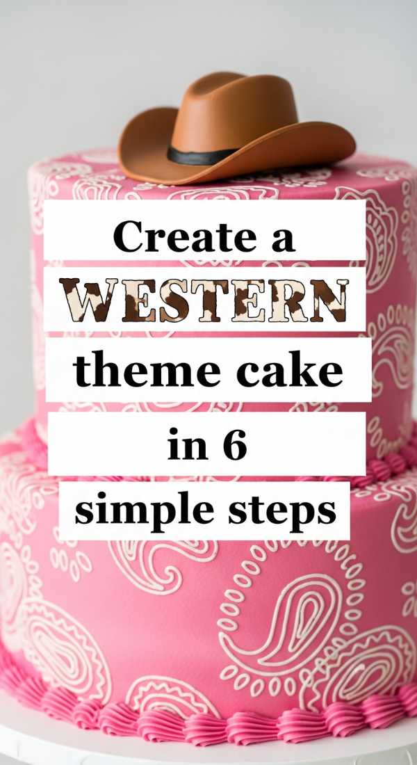 Create A Western Theme Cake In 6 Simple Steps 69ef4685a7947