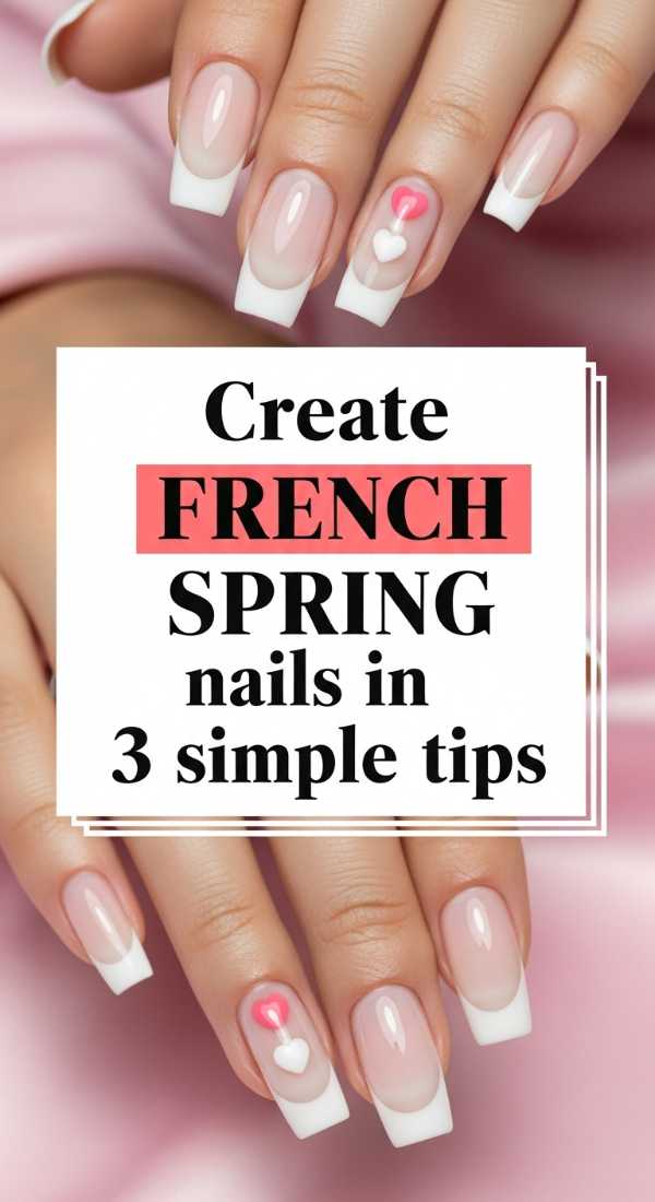 Create French Spring Nails In 3 Simple Tips 69ea689eae278