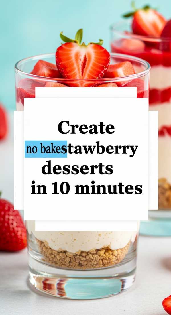 Create No Bake Strawberry Desserts In 10 Minutes 69f05ac3c4958