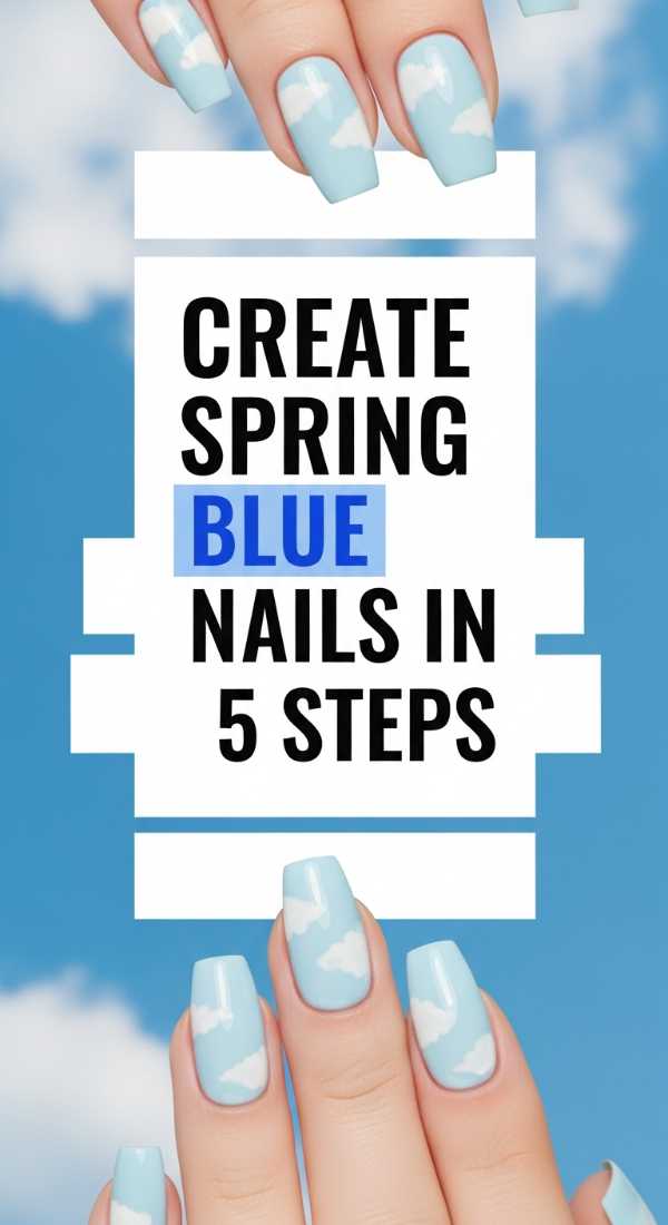 Create Spring Blue Nails In 5 Steps 69e3c1cea2444