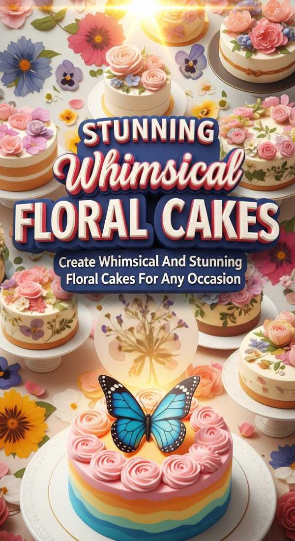 Create Whimsical And Stunning Floral Cakes For Any Occasion 69ef8e31b497e