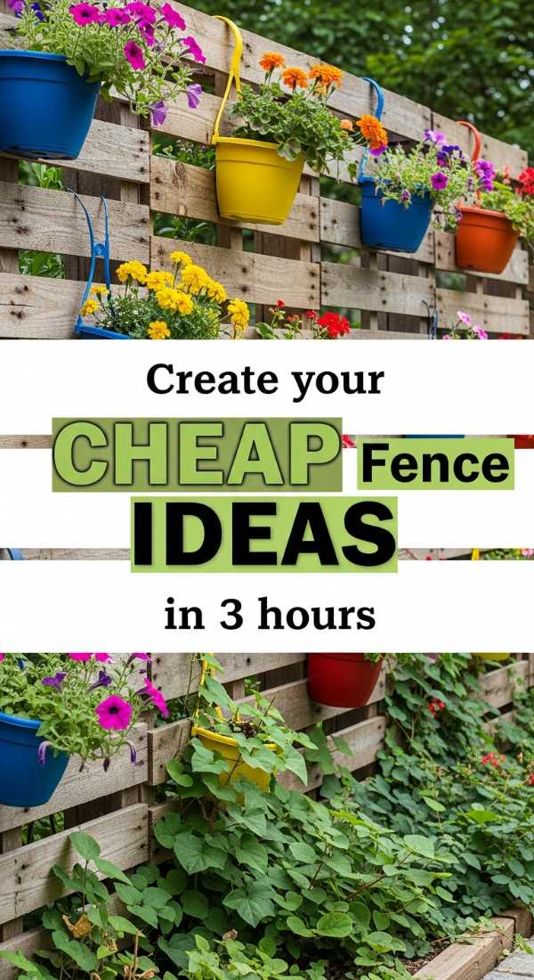 Create Your Cheap Fence Ideas In 3 Hours 69f0ed83ed5ed