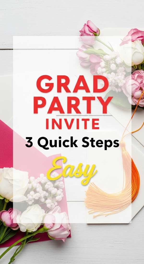 Create Your Grad Party Invite In 3 Quick Steps 69f2f0f9e4c8a