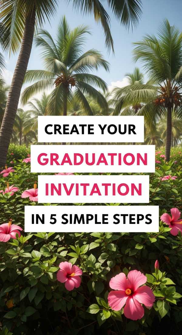 Create Your Graduation Invitation In 5 Simple Steps 69e9fe674dfc8
