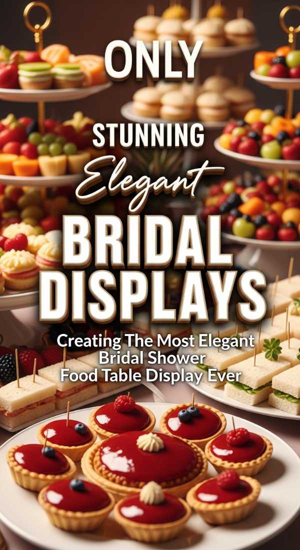 Creating The Most Elegant Bridal Shower Food Table Display Ever 69e9b9cc86f4e