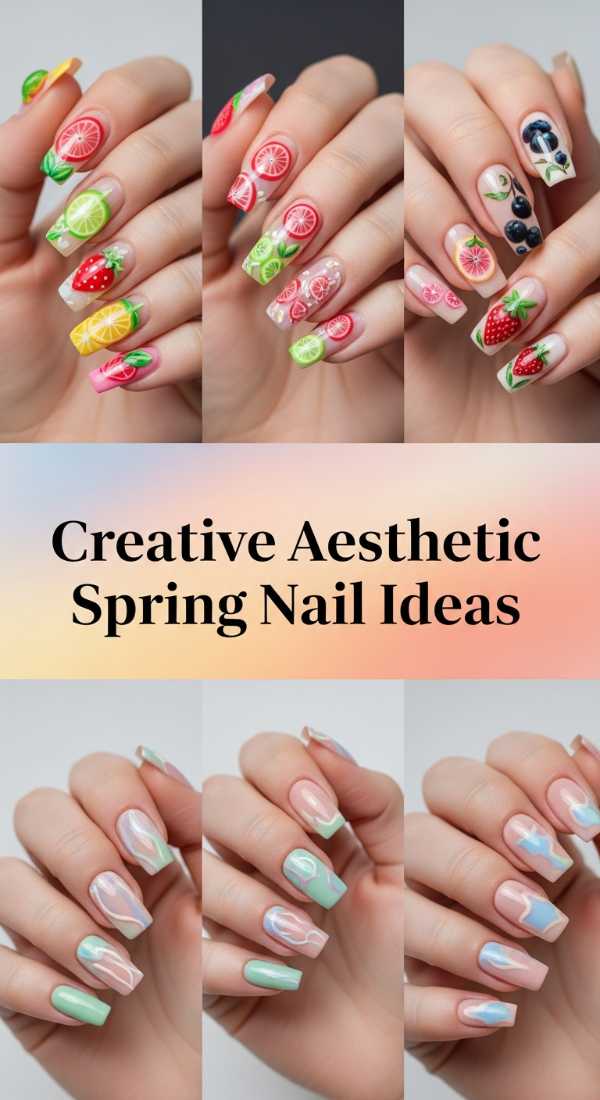 Creative Aesthetic Spring Nail Ideas 69df3abbc9396