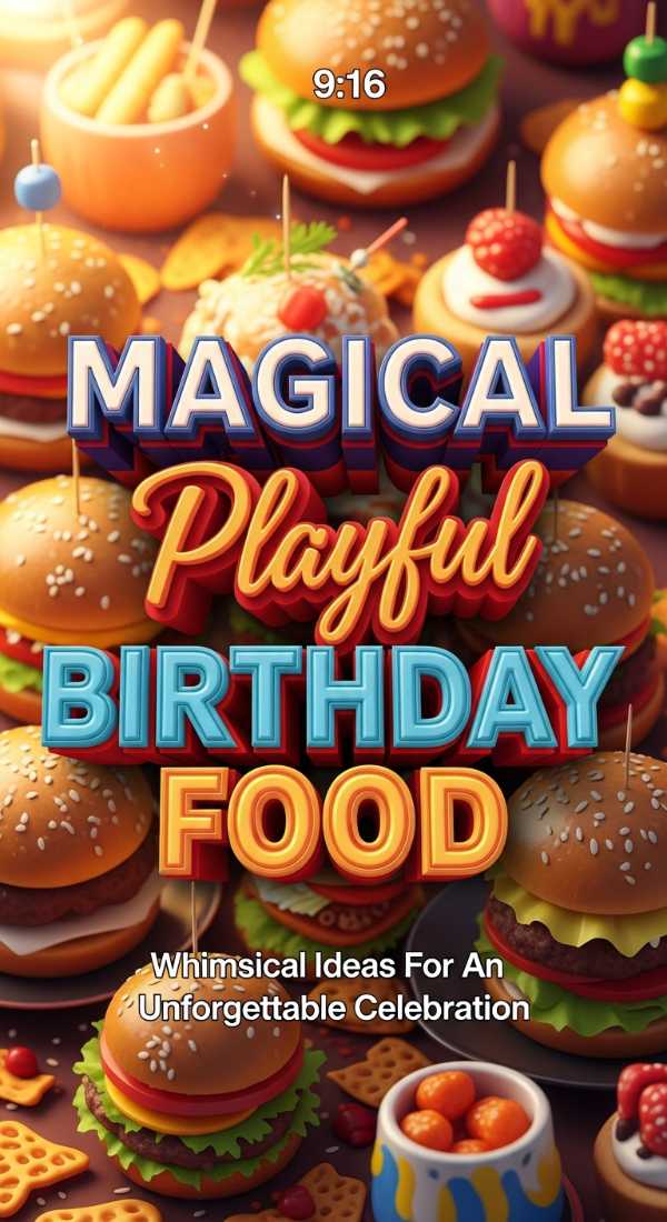 Creative Birthday Food For Kids Parties 69ee420427ace