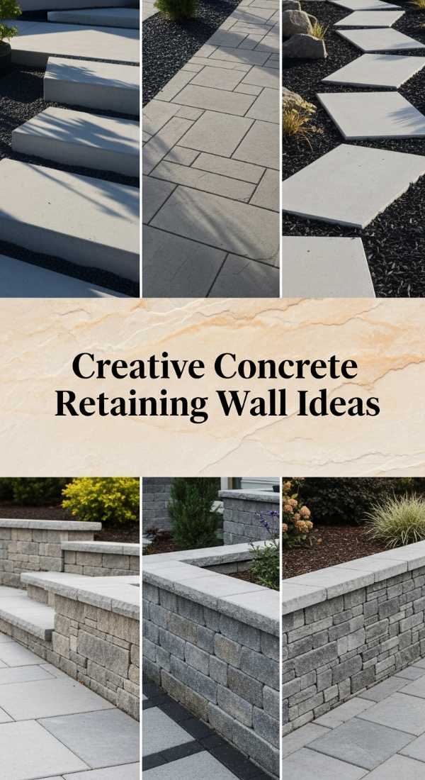 Creative Concrete Retaining Wall Ideas 69df43d1bf790