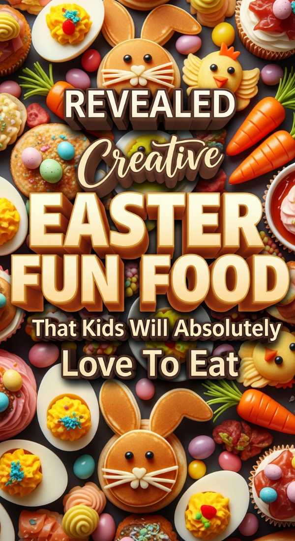 Creative easter fun food for kids